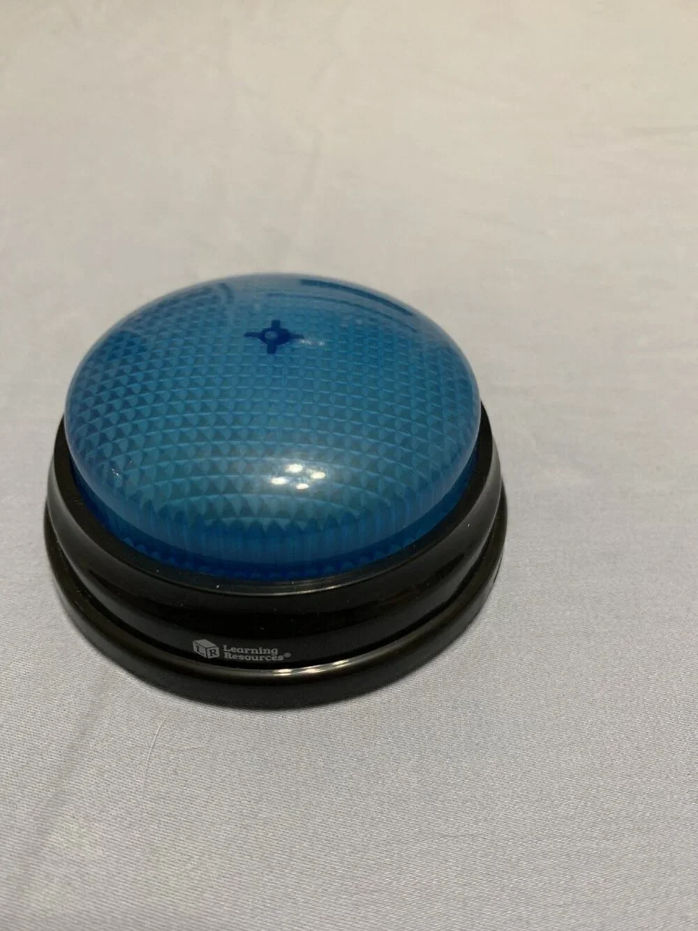 Fun Blue Light Up Push Buzzer With Sound! Learning Resources LRNLER3776